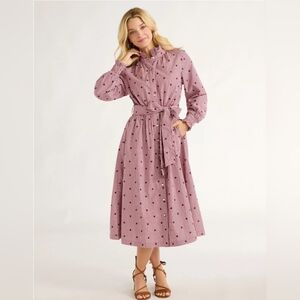 Elegant Polka Dot Dress